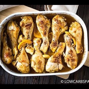 Easy Baked Lemon Garlic Chicken - LowCarbSpark
