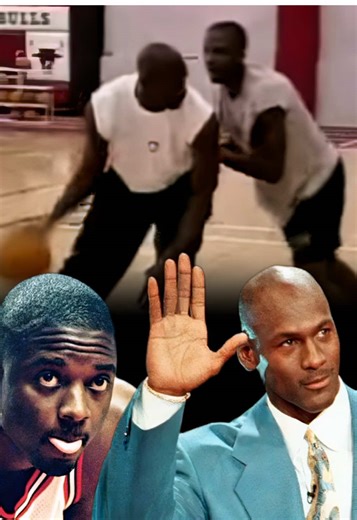 Benjamin boasted that he could defeat Jordan, but he was ultimately defeated by Jordan, who had been retired for a year#michaeljordan #chicagobulls #nba #goat #oneonone #fyp