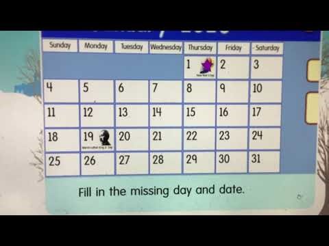Starfall Make a Calendar January 2026