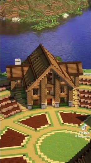 Minecraft survival starter base 🏠 3D build guide on heybuilds.com link in bio 📎 #minecraft #edit