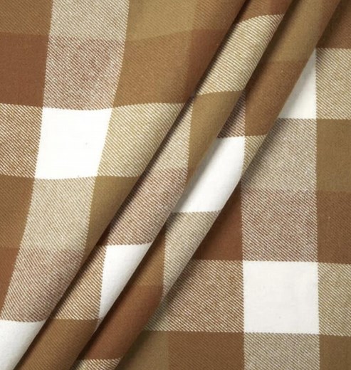 Orange and White Plaid Flannel Brushed Cotton Fabric by the Yard | 100% Cotton Fabric by the Yard | Plaid Fabric | Warm Winter Fall Fabric - Etsy