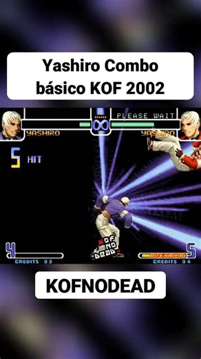 Yashiro basic combo KOF 2002 #kofnodead #reels #retrogaming #kof2002 #gaming #comboskof