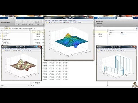 MatLab Tutorials in French : 3D Graphs