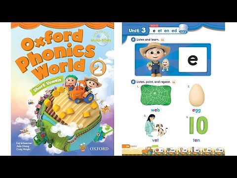 Oxford Phonics World 2 Short vowels Unit 3 : e, et, en, ed