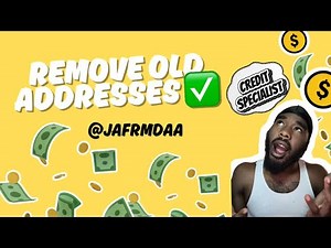 How to Remove Old Addresses from Your Credit Report (Step by Step)‼️