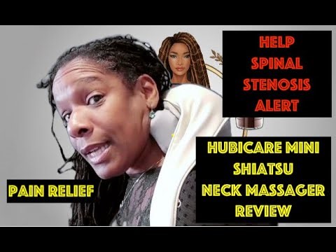HubiCare Mini Shiatsu Neck Massager, 3D Deep Tissue review: Pain relief for stenosis
