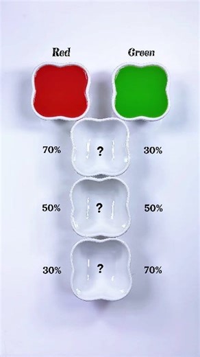 Let's Mixing Red Green 😍 #colormixing #painting #satisfying #artandcraft #art | Color Mixing Lab