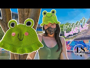 Froggy Bucket Hat Crochet Tutorial Beginner Friendly | keepstylinlady