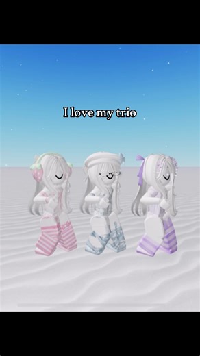 Celebrating My Stylish Roblox Trio Outfits