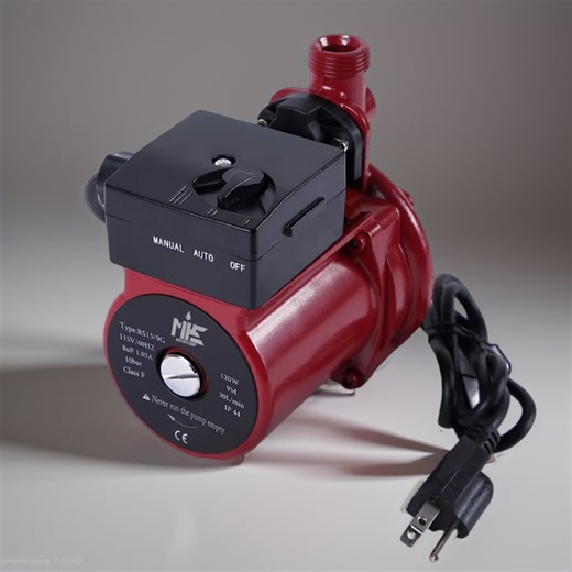 RS15-9 Automatic Recirculation Pump 220v Mini Circulation Canned Smart Silent Booster Pumps for Water Heater Circulation