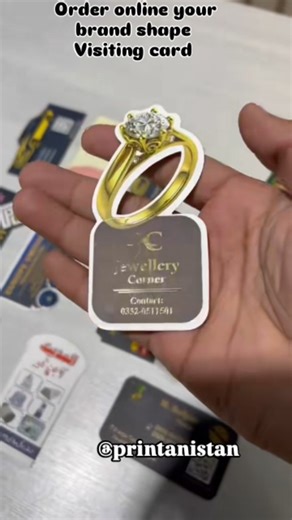 Printanistan on Instagram: "Visiting card different shapes"