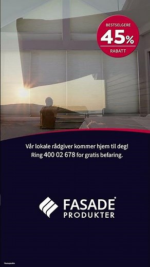 Gjør et kupp på solskjerming og garasjeport