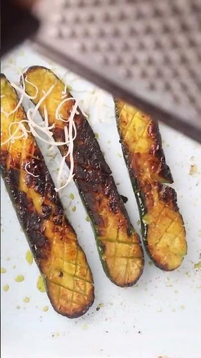 The best Courgette recipe with ricotta sauce 🧀 My take on Thomas Keller’s Oven-Roasted Courgette