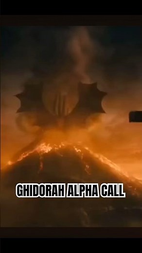 King Ghidorah Alpha Call #godzilla #ghidorah