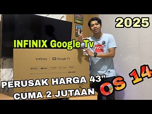 TV INFINIX 43X5L Google Tv New 2025