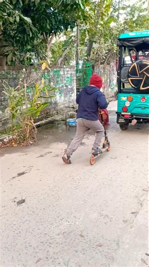 scating cycle stunt 🤔 #viral #shorts #trending