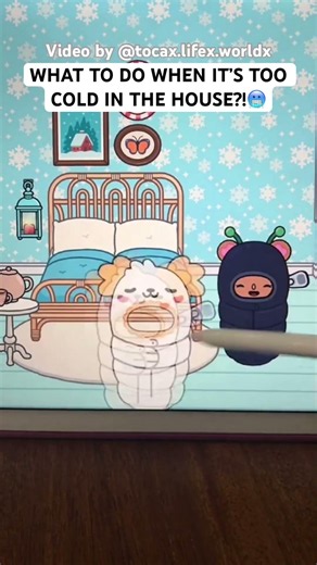 POV IT IS TOO COLD IN YOUR HOUSE 🥶 funny Toca Boca Video by @tocax.lifex.worldx🧊