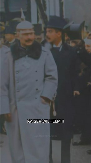 Kaiser Wilhelm II in the 1910s - Restored Footage