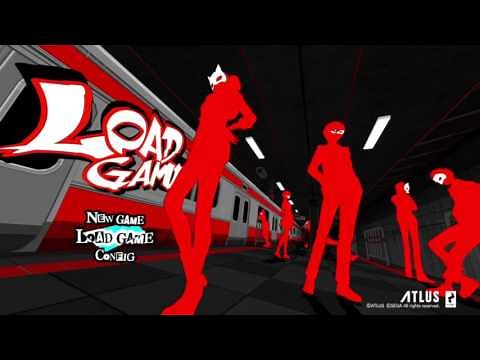 Persona 5 Title Screen