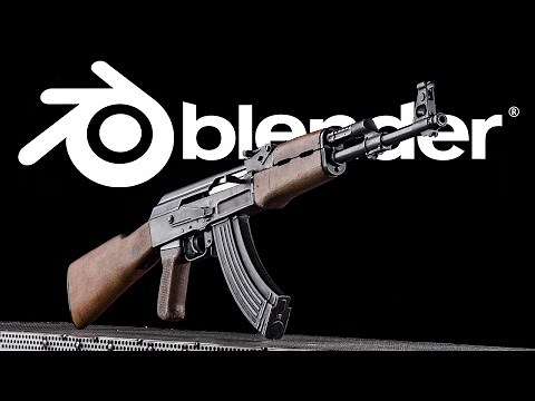 Modeling an AK-47 in Blender (Part 1: Grip) (Aryan)