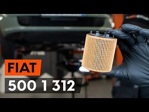 Oil and engine oil filter replacement on Fiat 500