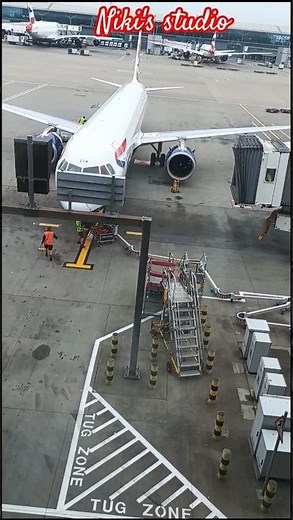 Passenger boarding bridge (PBB) is connecting to Aircraft | Aerobridge | jet bridge | jetway