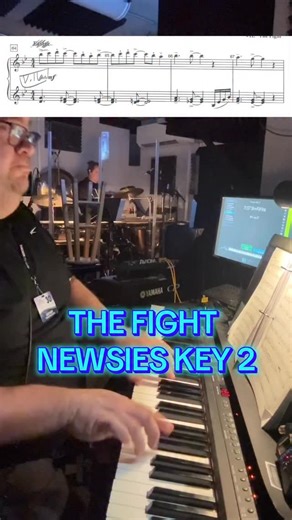 Alex Huff on Instagram: "🗞️ Underrated Newsies Musical Moment! 🗞️ It’s only 24 seconds of music, but is absolutely one of my favorite musical moments in the show. It’s the end of the fight sequence and transition to Sante Fe. The DRAMA. It’s so cool and very fun to play! #newsies #newsiesthemusical #disneyonbroadway #broadway #musicaltheatre"