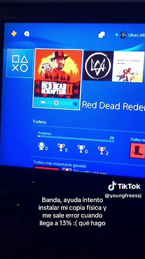 Problemas al instalar Red Dead Redemption 2 en PS4 - ¡Ayuda!