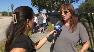 DHS Secretary Kristi Noem brings ICE arrest update to Bradenton, protestors push for rights