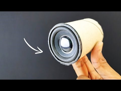 I Made a Bluetooth Speaker Using Cardboard | Small but Loud
