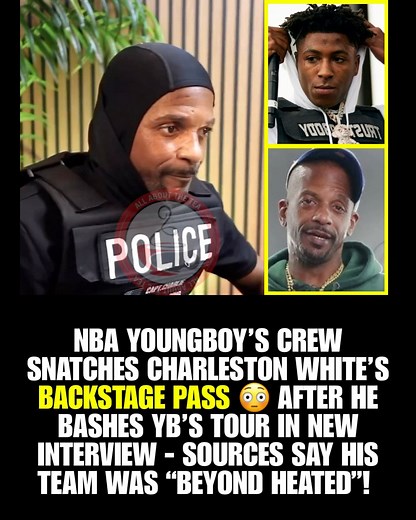 Whew! Things got messy backstage after Charleston White’s latest interview where he slammed NBA YoungBoy’s tour. According to sources, YB’s crew caught wind of the comments and immediately revoked Charleston’s backstage credentials - leaving tensions sky-high! #NBAYoungBoy #CharlestonWhite | All About The Tea