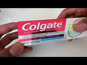 Colgate Total SF Toothpaste Unboxing