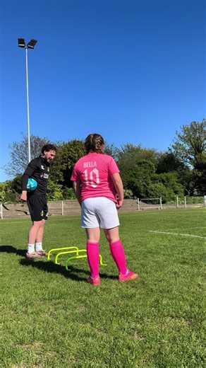 Beginner Football Coaching Session with Bella