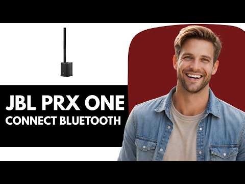 How to Connect your JBL PRX ONE via Bluetooth