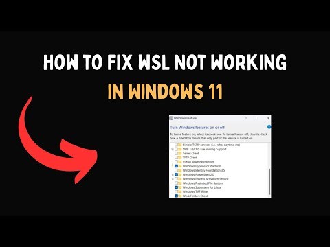 How to Fix WSL Not Working in Windows 11