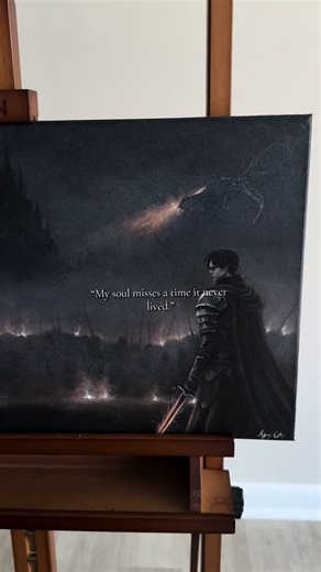Soul's Longing: A Fantasy Romance Art Piece