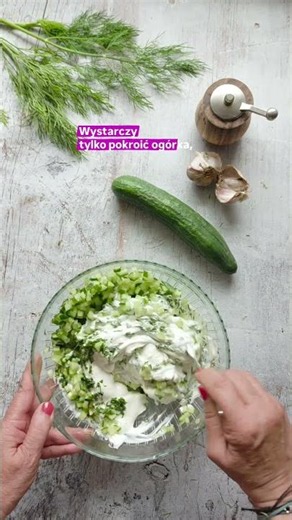 Cucumber cold soup, or tarator. Perfect for hot weather #recipe #soup #cucumbers