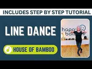 Learn the 'HOUSE OF BAMBOO' LINE DANCE. Beginner Step by Step Tutorial with full dance demo.