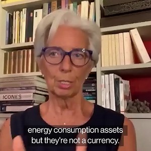 249K views · 3.5K reactions | "Cryptos aren't currency. Full stop," says ECB President Christine Lagarde. https://trib.al/waETH1B | Bloomberg Television | Facebook