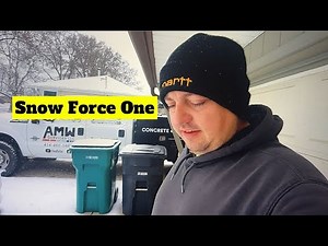 Crazy one foot snow storm to start the year out with!!!