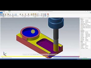 MASTERCAM 2019 - 2D For beginners : Tutorial Pocket 2D