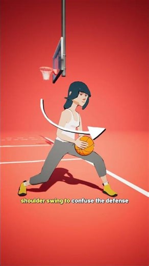 Haha~~Fadeaway Jump Shot Tips，basketball so easy. #basketballtraining #animation