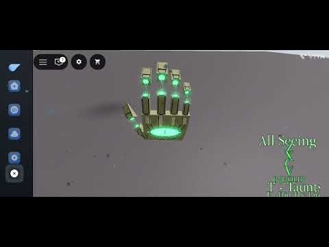 Showcase all seeing hand in [up] just a baseplate