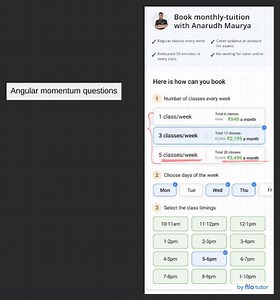 Angular momentum questions... | Filo