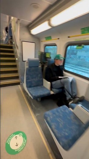 Go transit double decker train interior