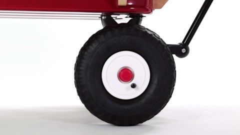 Amazon.com: Radio Flyer Kids Wagon, Rolling Cart, Beach Cart, Carts with Wheels, Outside Toys for Toddlers 1-3, All-Terrain Steel & Wood Wagon for Kids, for Gardening, Camping, Outdoor Play, for Ages 1.5+ Years : Toys & Games