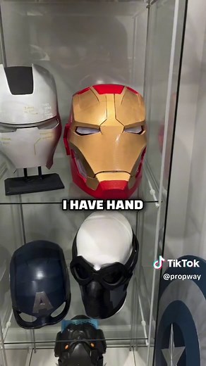 I gave a full tour of my entire superhero prop collection! Inspired by Marvel, DC, and more! Make sure to watch it all on YouTube 🎥 🔥 Link in bio. #marvel #mcu #dc #dcuniverse #cosplay #diy #maker