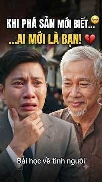 Hết tiền mới biết ai là bạn, ai là bè! Câu chuyện khiến hàng triệu người rơi nước mắt. 😭#shorts