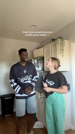 my parents both loved journey growing up so singing this with my hubby now is so special 🥹⭐️ song: “open arms” - journey #journey #openarms #80smusic #singingvideo #coversong | Ni/Co