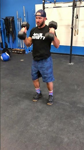 Dumbbell Power Clean Demo- CrossFit 190